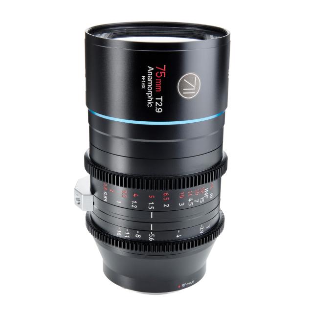 Sirui Venus 75mm T2.9 1.6x anamorphic FF / RF mount Sirui Venus 75mm T2.9 1.6x anamorphic FF / RF mount